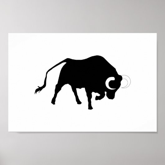 OX,moggy,rundvee,koe,stierengevecht,corrida,horn Poster (Voorkant)
