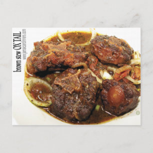 Ox tail Brown Stew Briefkaart