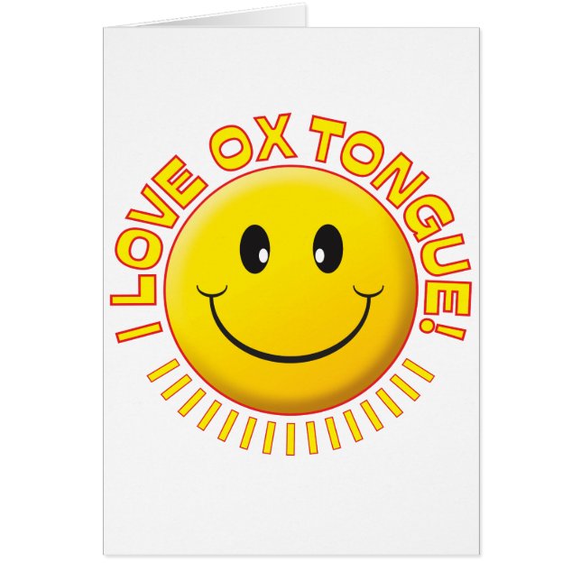 Ox Tongue Smile (Voorkant)