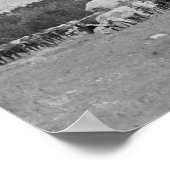 Ox-treinen tussen Sturgis en Deadwood Photograp Poster (Hoek)