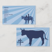 Ox - Zakelijk Visitekaartje (Voorkant / Achterkant)