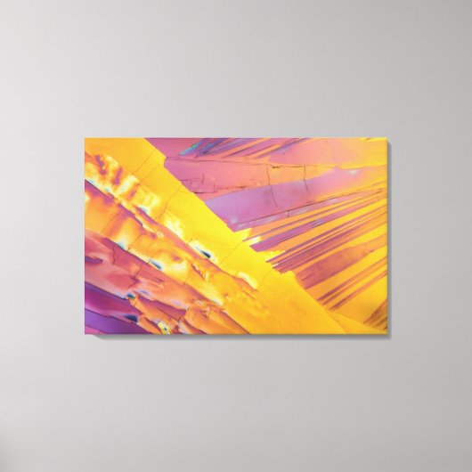 Oxaalzuurkristallen Canvas Afdruk (Voorkant)