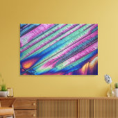 Oxaalzuurkristallen Canvas Afdruk (Insitu (Woonkamer))