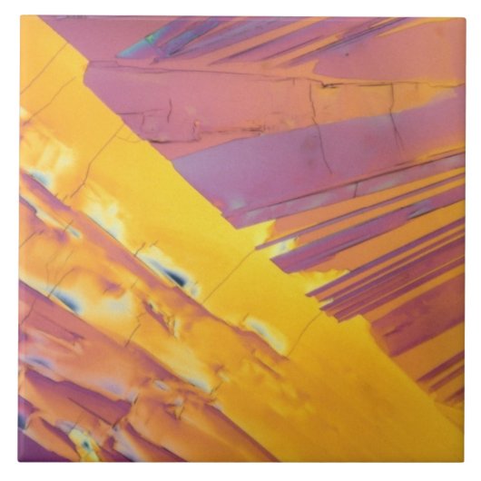 Oxaalzuurkristallen Tegeltje (Voorkant)