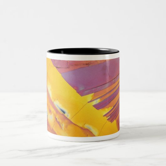 Oxaalzuurkristallen Tweekleurige Koffiemok (Center)