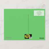 Oxalis Leaves - Rood en Groen Briefkaart (Achterkant)