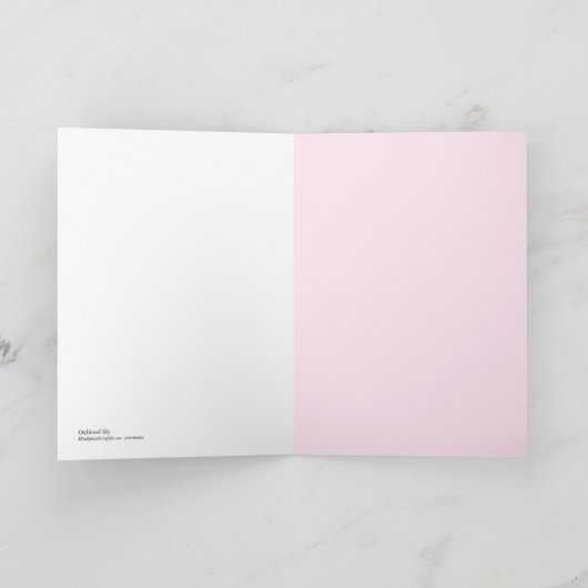 Oxblood Lily Kaart (Binnen)