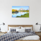 Oxbobend Canvas Afdruk (Insitu (Slaapkamer))