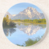 Oxbobend Zandsteen Onderzetter (Voorkant)