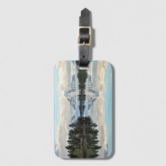 Oxboogbochtreflectie Bagagelabel (Voorkant (verticaal))