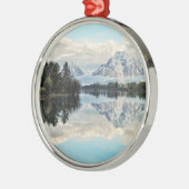 Oxboogbochtreflectie Metalen Ornament (Links)