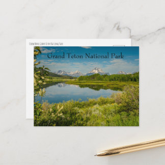 Oxbow Bend Grand Teton National Park Briefkaart