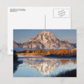 Oxbow Bend, Grand Tetons, in het ochtendlicht... Briefkaart (Voorkant / Achterkant)