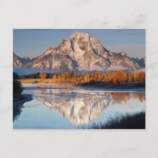 Oxbow Bend, Grand Tetons, in het ochtendlicht... Briefkaart