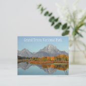 Oxbow Bend, Mount Moran Reflection Grand Teton NP Briefkaart (Staand voorkant)