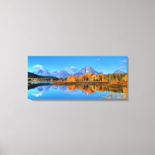 Oxbow Bend Sunrise Canvas Afdruk