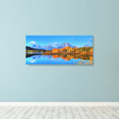Oxbow Bend Sunrise Canvas Afdruk (Insitu (Houten vloer))