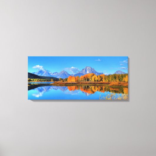 Oxbow Bend Sunrise Canvas Afdruk (Voorkant)