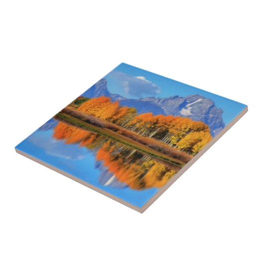 Oxbow Bend Sunrise Tegeltje (Zijkant)