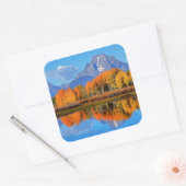 Oxbow Bend Sunrise Vierkante Sticker (Envelop)