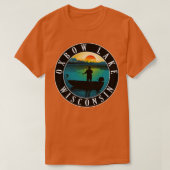 Oxbow Lake Wisconsin Vist T-shirt (Design voorkant)