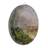 Oxbow rivier gezien vanuit Mount Holyoke, Massachu Dartbord (Voorkant Links)