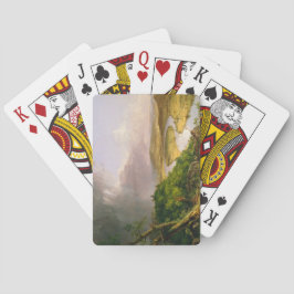 Oxbow rivier gezien vanuit Mount Holyoke, Massachu Pokerkaarten