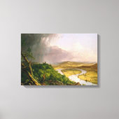 Oxbow Seen van Mount Holyoke, Massachusetts Canvas Afdruk (Voorkant)