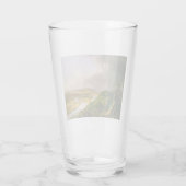 Oxbow Seen van Mount Holyoke, Massachusetts Glas (Achterkant)