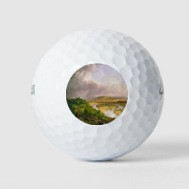 Oxbow Seen van Mount Holyoke, Massachusetts Golfballen