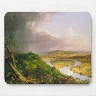 Oxbow Seen van Mount Holyoke, Massachusetts Muismat