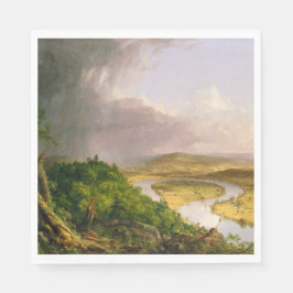 Oxbow Seen van Mount Holyoke, Massachusetts Servet