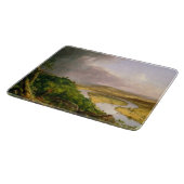 Oxbow Seen van Mount Holyoke, Massachusetts Snijplank (Hoek)