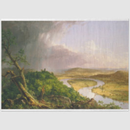 Oxbow Seen van Mount Holyoke, Massachusetts Tissuepapier