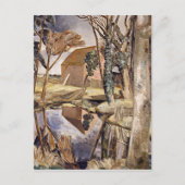 Oxenbridge Pond, beroemd kunstwerk van Paul Nash Briefkaart (Voorkant)