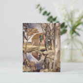 Oxenbridge Pond van Paul Nash Briefkaart (Staand voorkant)