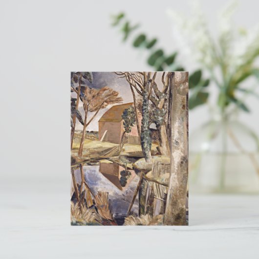 Oxenbridge Pond van Paul Nash Briefkaart (Staand voorkant)