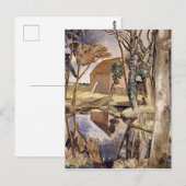 Oxenbridge Pond van Paul Nash Briefkaart (Voorkant / Achterkant)
