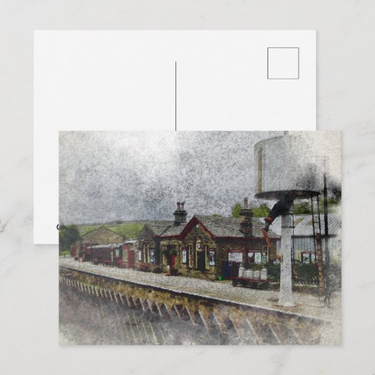 Oxenhope Railway Station Briefkaart (Voorkant / Achterkant)