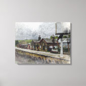 Oxenhope Railway Station Canvas Afdruk (Voorkant)