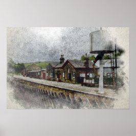 Oxenhope Railway Station Poster