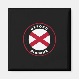 Oxford Alabama Al Staatsvlag Badge Vakantie  Magneet