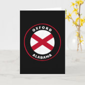 Oxford Alama Al State Flag Dge Vacation  Kaart (Gele Bloem)