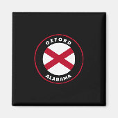 Oxford Alama Al State Flag Dge Vacation  Magneet (Voorkant)