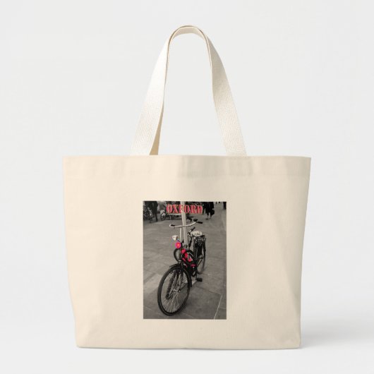Oxford bike grote tote bag (Voorkant)
