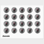 Oxford bike ronde sticker (Vel)