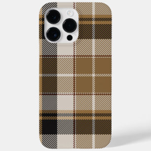Oxford Black en Tan Plaid Case-Mate iPhone 14 Pro Max Hoesje