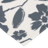 Oxford Blauwe Bloemen in Cream Canvas Tafelkleed (Gekanteld)