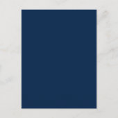Oxford Blue Custom Postcard Template Briefkaart (Voorkant)