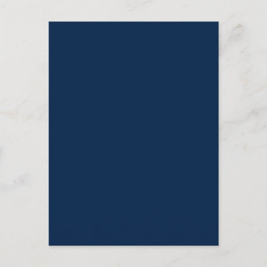 Oxford Blue Custom Postcard Template Briefkaart (Voorkant)